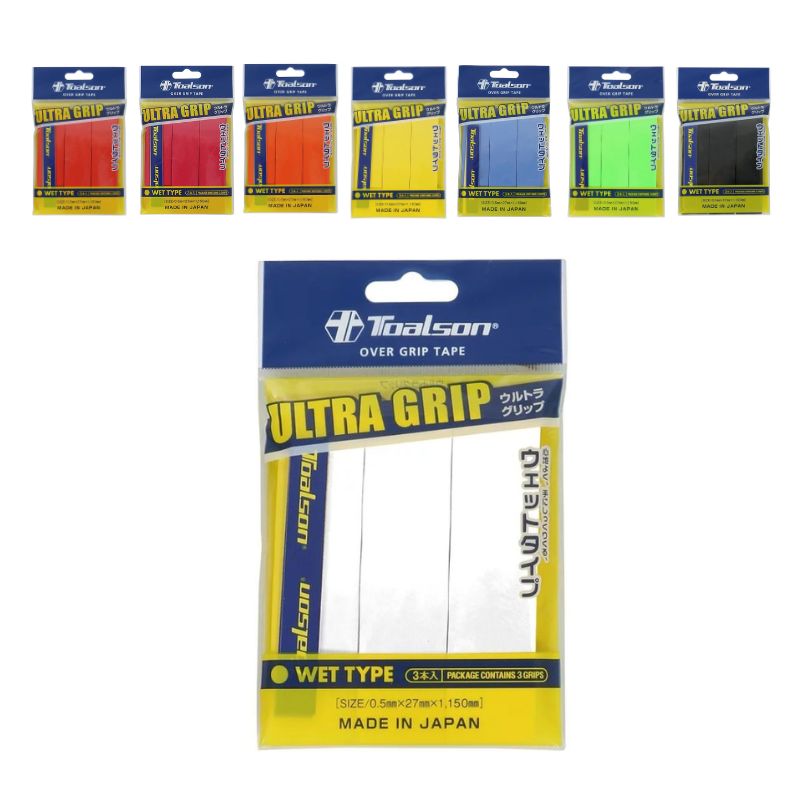 Tennis Griffband Toalson Ultra Grip 3er Pack Overgrip - different colours - viele Farben.jpg