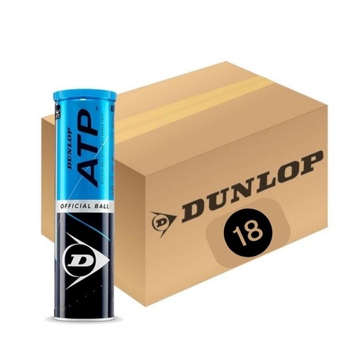 Tennisbälle Dunlop ATP Official Ball 18x 4er Dose im Karton