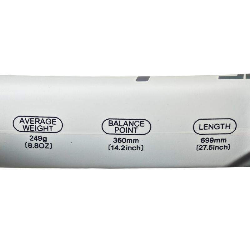 Tennisschläger lite TOALSON Komfortschläger Oversize Tennis Racket OVR 117 249g besaitet weiß - eis-blau.jpg