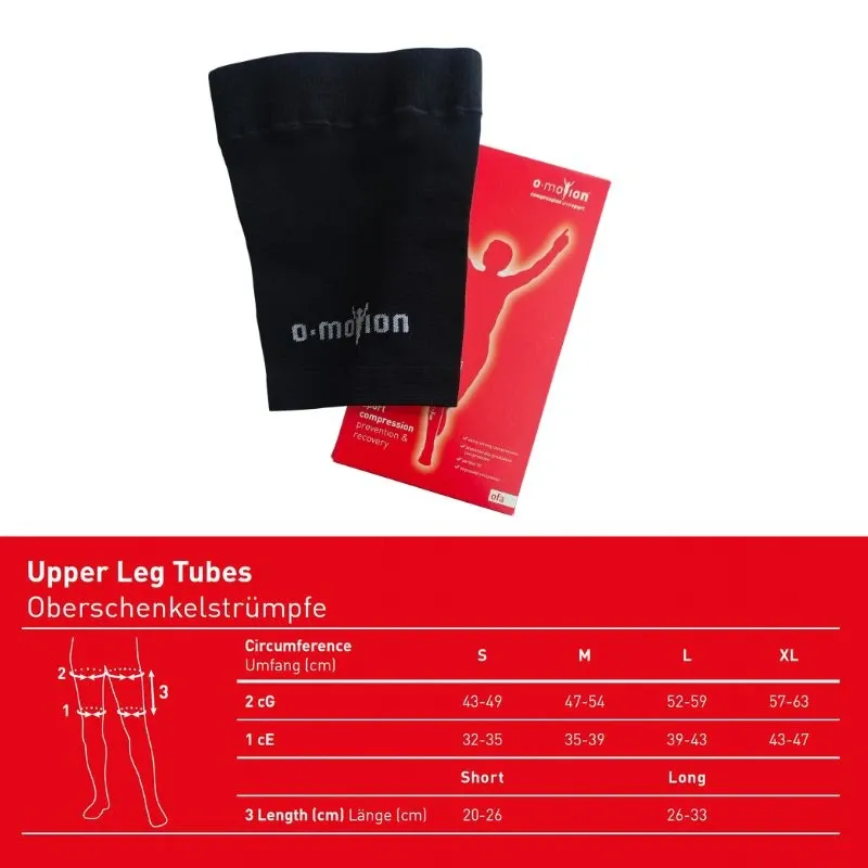 O-motion Pro Oberschenkel Kompressionsstrumpf Upper Leg Tube Sport Compression 7.webp
