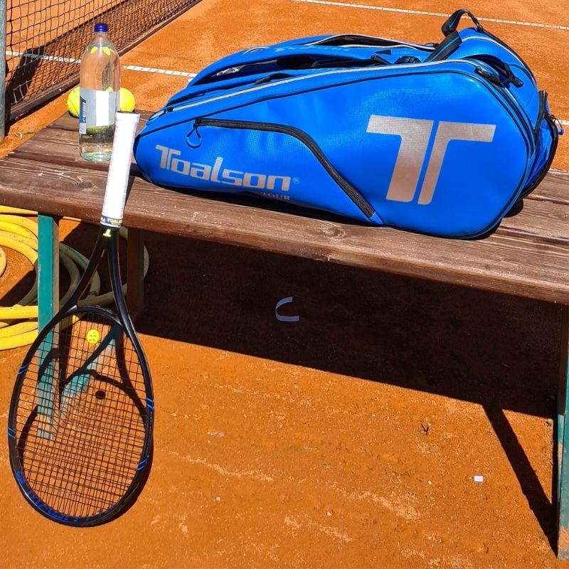 Tennis Griffbänder Toalson Ultra Grip Zipper 30er Pack Overgrip weiß-schwarz-grün-blau.jpg