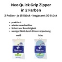 Tennis Griffbänder Toalson Neo Quick Grip Zipper 30er Pack Overgrip weiß-blau.jpg