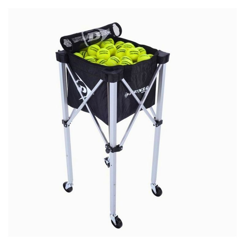 Dunlop faltbarer Teaching Cart Tennis-Ballwagen für 70 Stück Tennisbälle für Tennislehrer.jpg