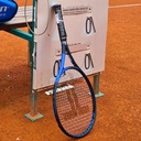 Toalson Tennisschläger S-Mach Tour 300g besaiten mit Toalson Tennissaite Thermaxe 1,23mm grau.jpg