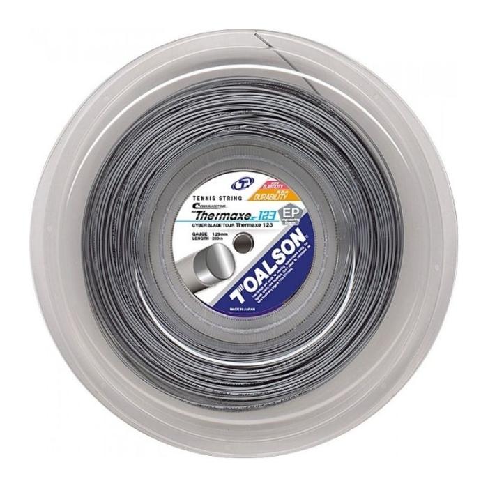 Tennis String Cyber Blade Tour Thermaxe 1,23-1,27mm - 200m String Reel (grey, 123)