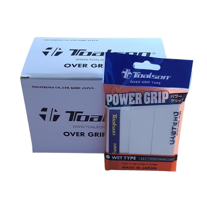 Overgrips Power Grip Box 30 pcs (white)