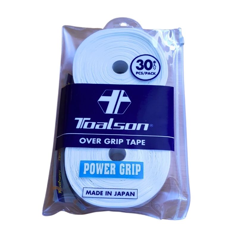 Griffbänder Power Grip Zipper 30er Pack Overgrips (weiß)