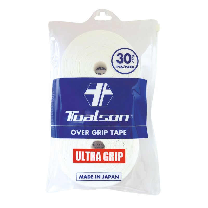 Griffbänder Ultra Grip Zipper 30er Pack Overgrips (weiß)