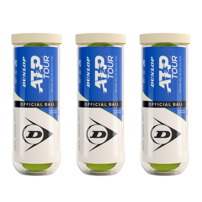 Tennis Balls Dunlop ATP Official Ball 3x 3 pcs can