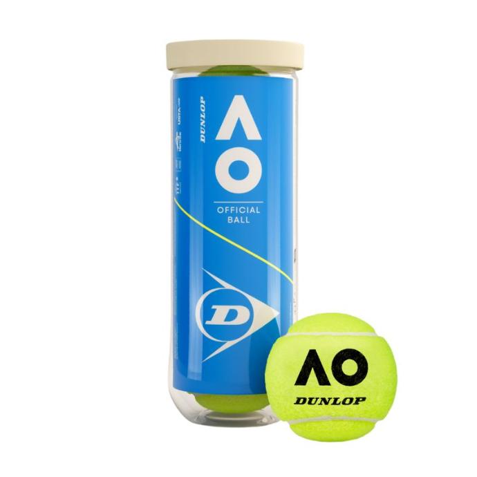 Tennisbälle Dunlop Australian Open 3er Dose