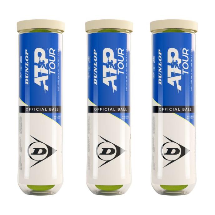Tennis Balls Dunlop ATP Official Ball 3x 4 pcs can