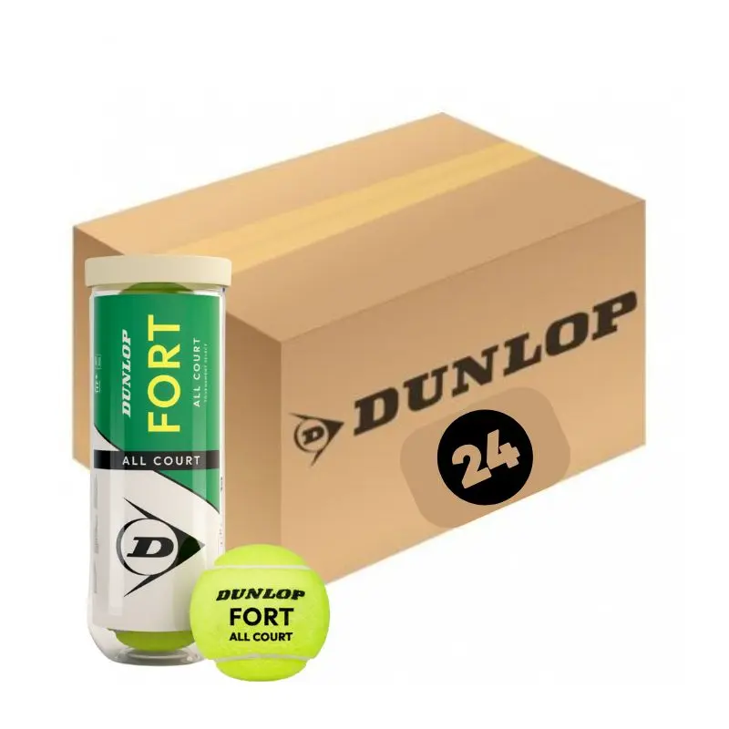 Tennis Balls Dunlop Fort All Court 24x 3 pcs can in a box 