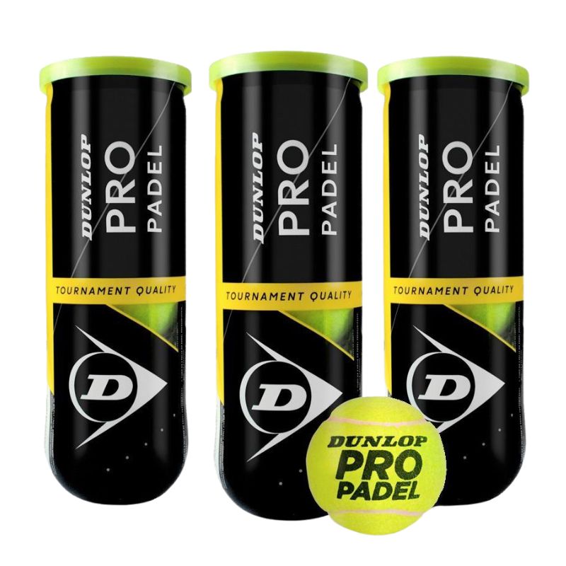 Padelbälle Dunlop Pro Padel 3x 3er Dose