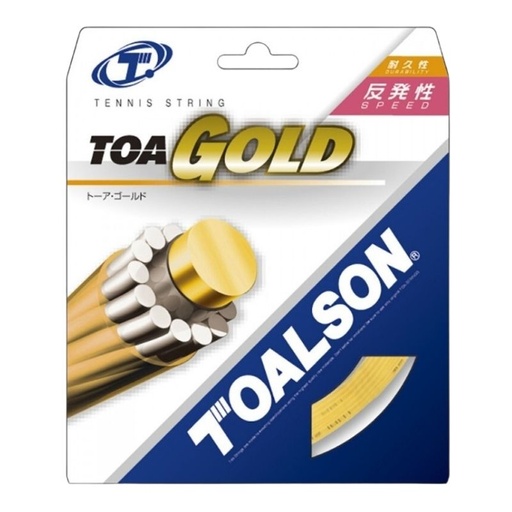 Tennis String TOA Gold 1,30-1,35mm - 12,2m String Set