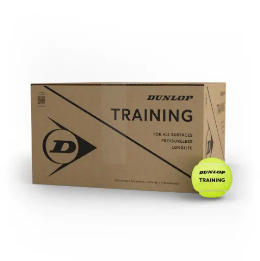 Tennis Balls Dunlop Training unpressurised Trainer Balls 60 pcs in a box