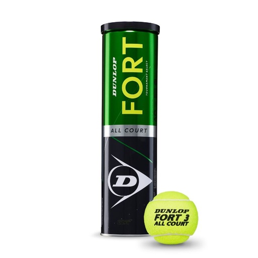 Tennis Balls Dunlop Fort All Court 4 pcs can