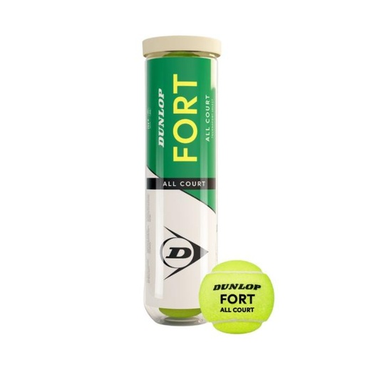 Tennis Balls Dunlop Fort All Court 4 pcs can