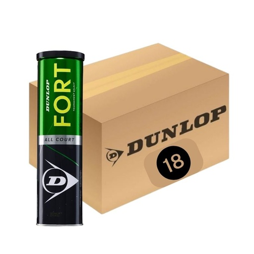 Tennisbälle Dunlop Fort All Court 18x 4er Dose im Karton