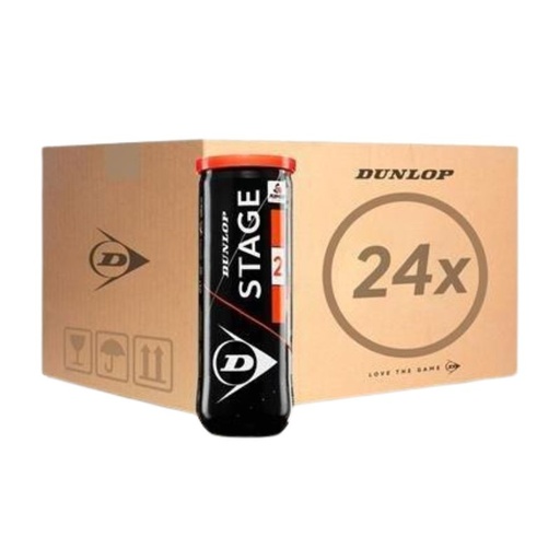 Tennis Balls Dunlop Stage 2 24x 3 pcs can in a box