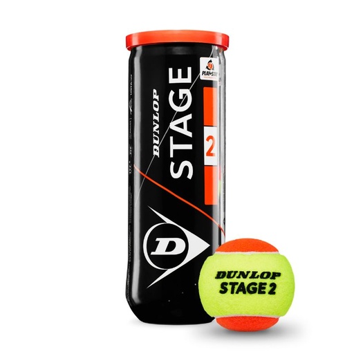 Tennis Balls Dunlop Stage 2 3 pcs can