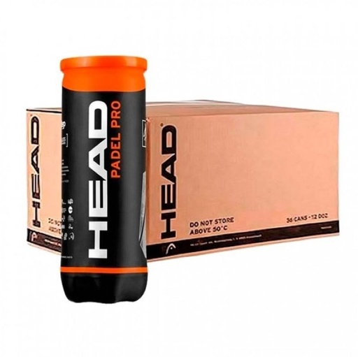 Padel Balls HEAD Padel Pro 24x 3 pcs can in a box