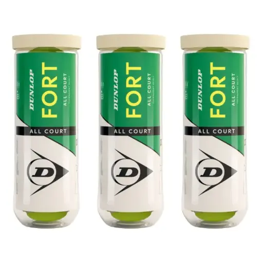 Tennis Balls Dunlop Fort All Court 3x 3 pcs can